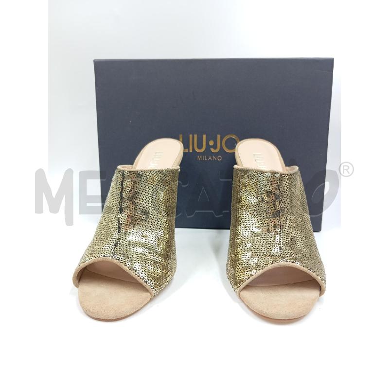 DECOLLETE LIU JO PAILLETTES DORATE  | Mercatino dell'Usato Verona fiera 2