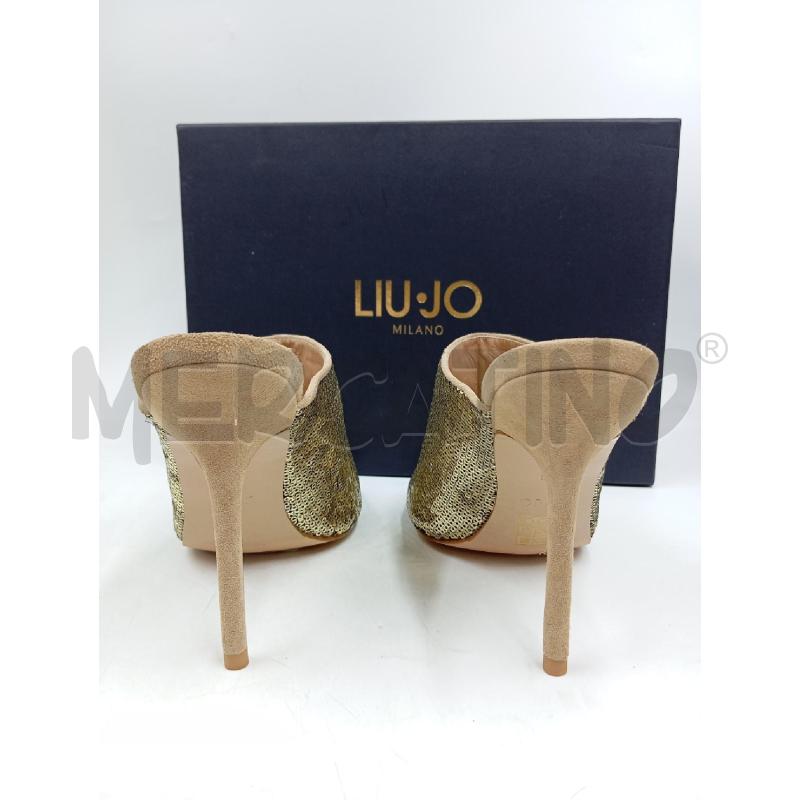 DECOLLETE LIU JO PAILLETTES DORATE  | Mercatino dell'Usato Verona fiera 3