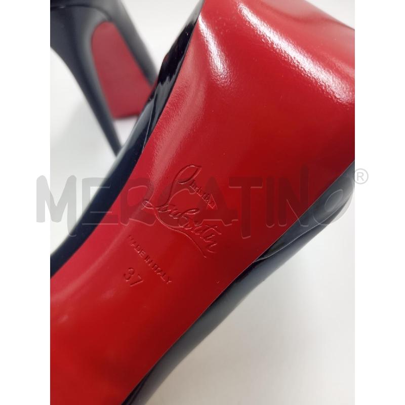 DECOLLETE LOUBOUTIN OPEN TOE NERE | Mercatino dell'Usato Verona fiera 5