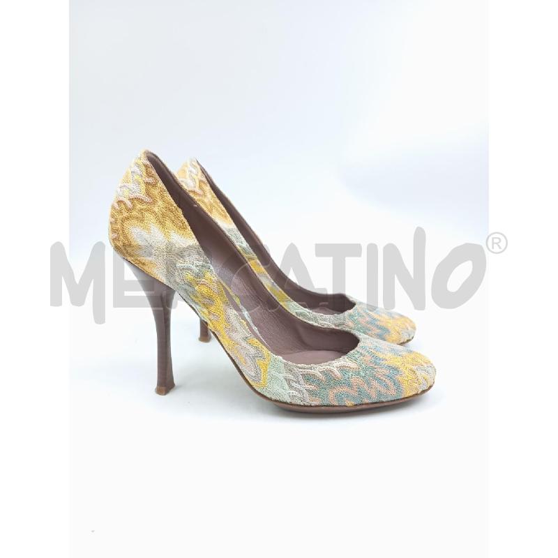 DECOLLETE MISSONI GIALLO VERDE  | Mercatino dell'Usato Verona fiera 1