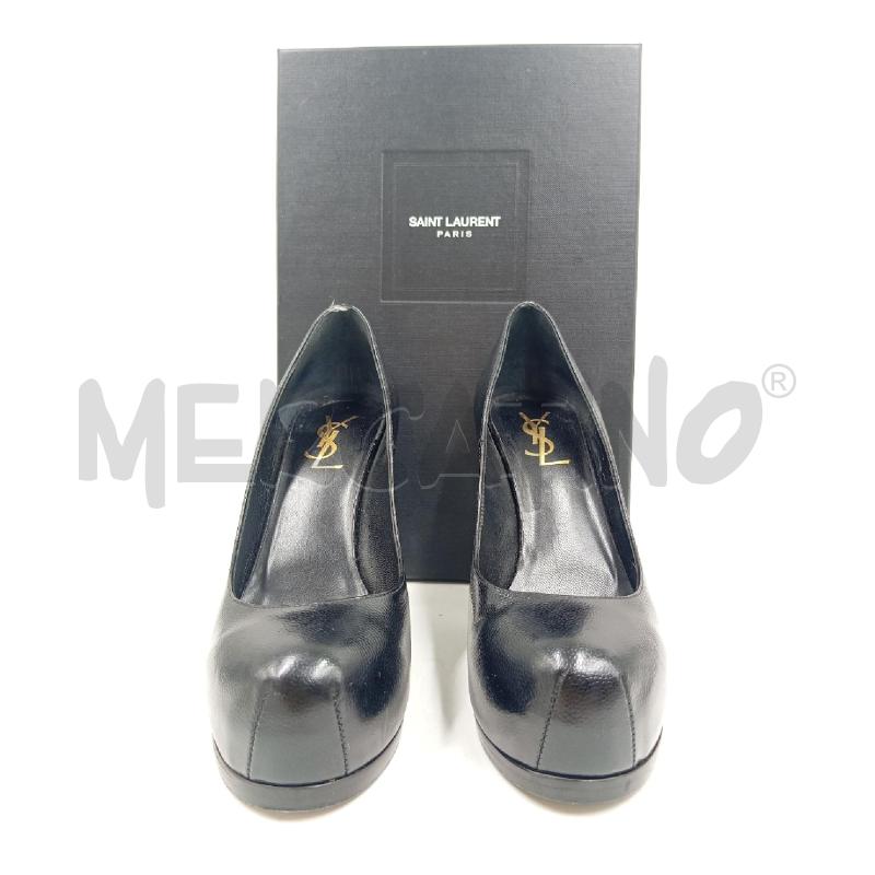DECOLLETE SAINT LAURENT NERE IN PELLE  | Mercatino dell'Usato Verona fiera 2