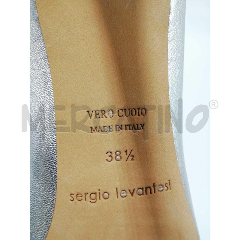 DECOLLETE SERGIO LEVANTESI ARGENTO  | Mercatino dell'Usato Verona fiera 5