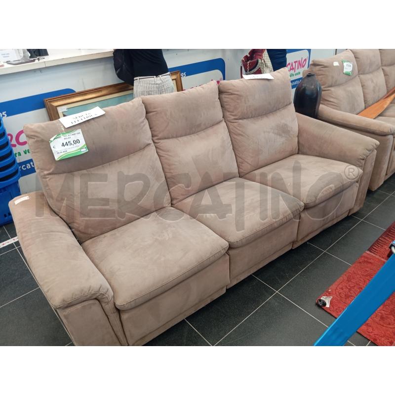 DIVANO 3SED ALCANT GRI RELAX | Mercatino dell'Usato Verona fiera 1