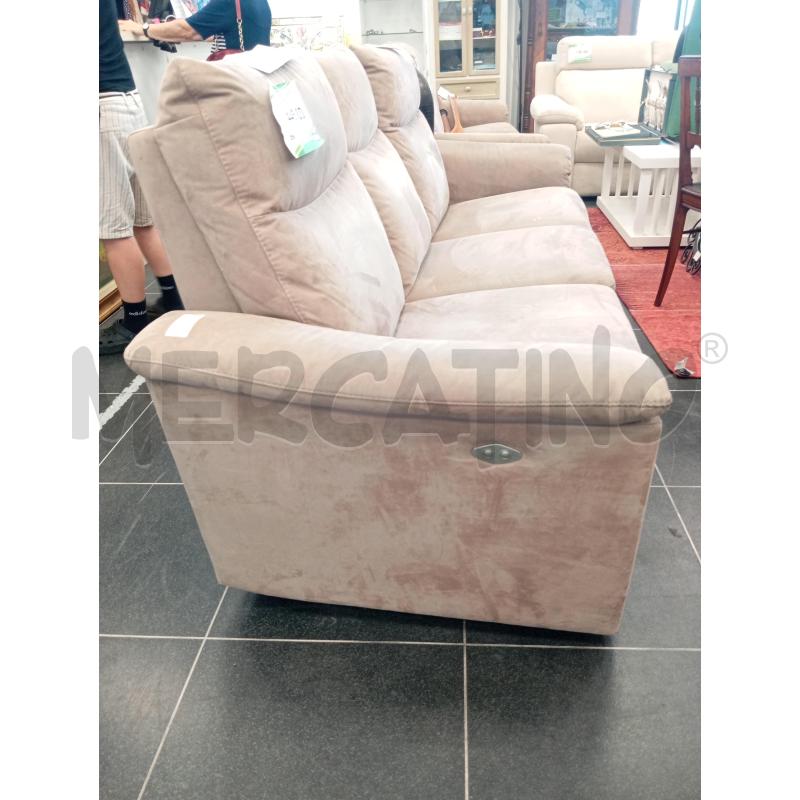 DIVANO 3SED ALCANT GRI RELAX | Mercatino dell'Usato Verona fiera 2