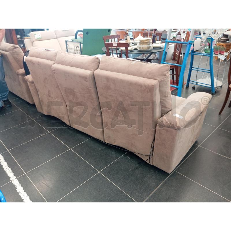 DIVANO 3SED ALCANT GRI RELAX | Mercatino dell'Usato Verona fiera 3