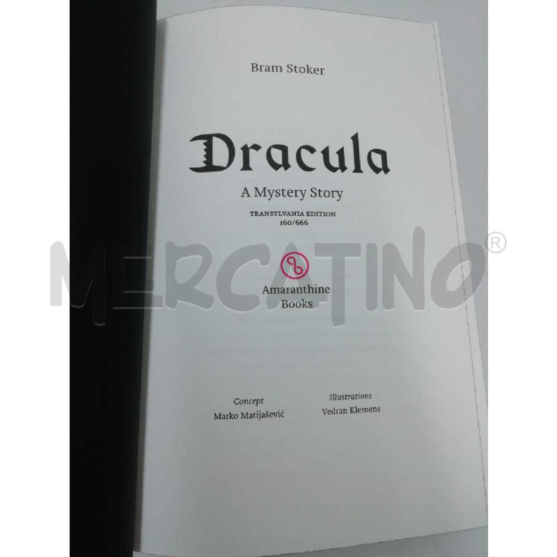DRACULA BRAM STOKER 160/666 AMARANTHINE BOOKS | Mercatino dell'Usato Verona fiera 3