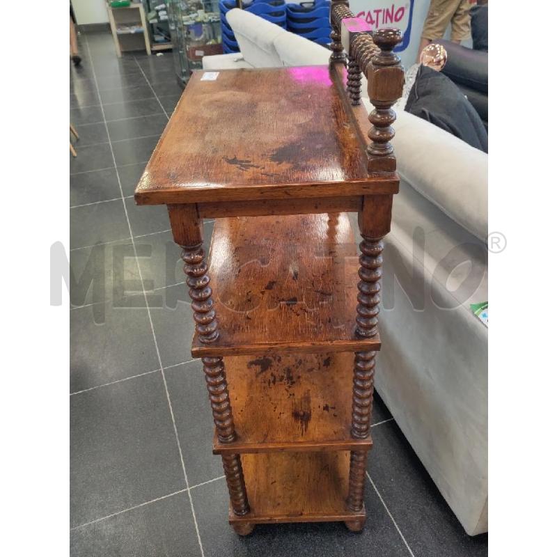 ETAGERE LEGNO 4 VANI COLONNE DA RIV | Mercatino dell'Usato Verona fiera 2