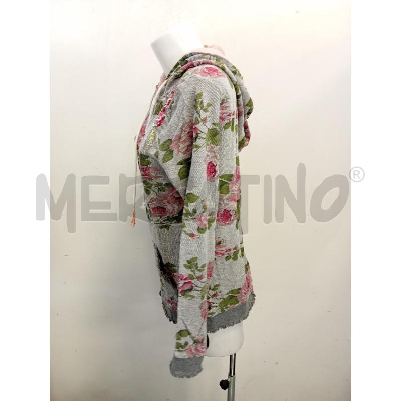 FELPA DONNA TWIN SET GRI ROSE | Mercatino dell'Usato Verona fiera 3