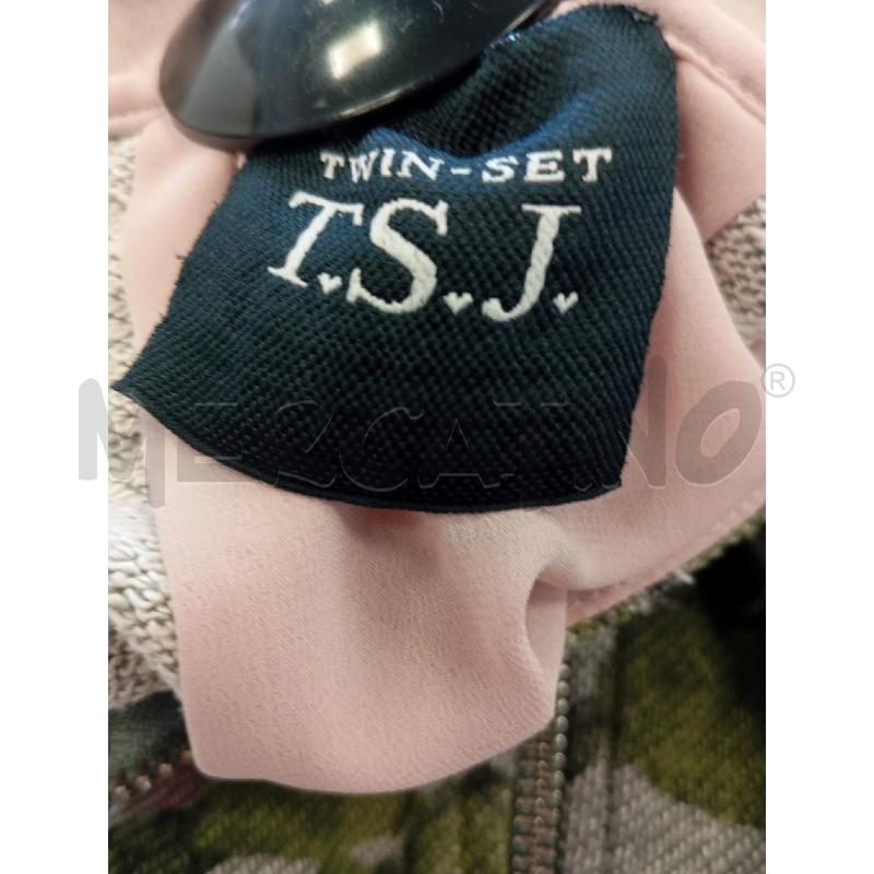 FELPA DONNA TWIN SET GRI ROSE | Mercatino dell'Usato Verona fiera 5