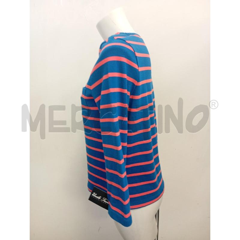 FELPA DONNA YOU MUST CREATE A RIGHE ARA BLUETTE  | Mercatino dell'Usato Verona fiera 3