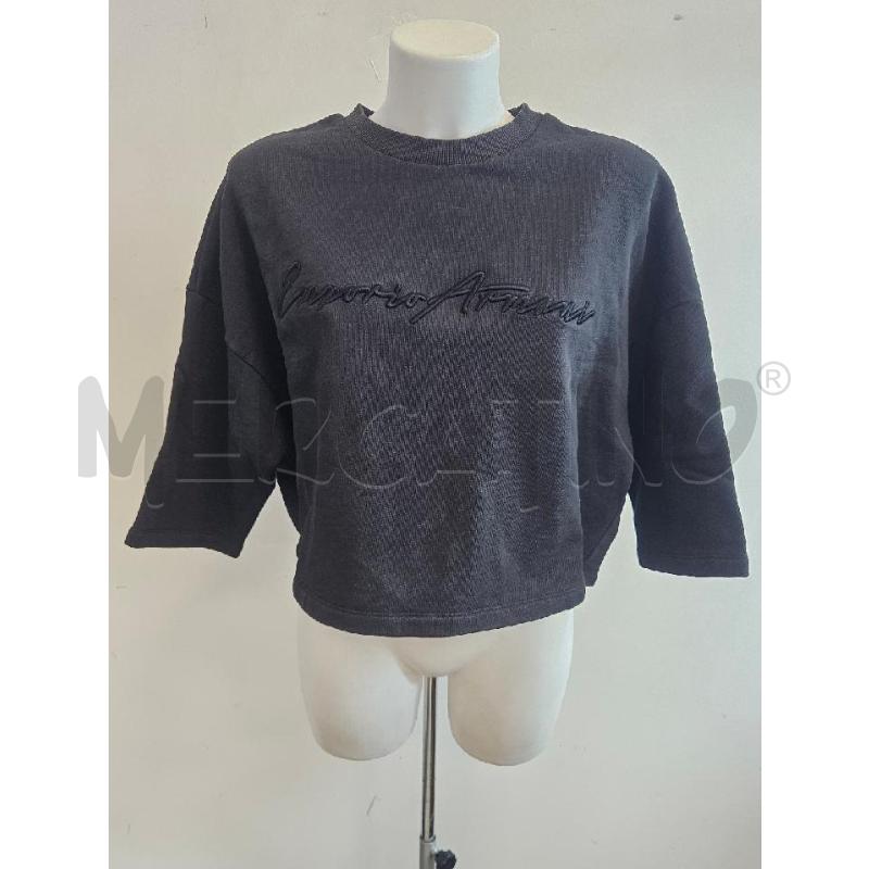 FELPA D EMPORIO ARMANI NERA SCRITTA  | Mercatino dell'Usato Verona fiera 1