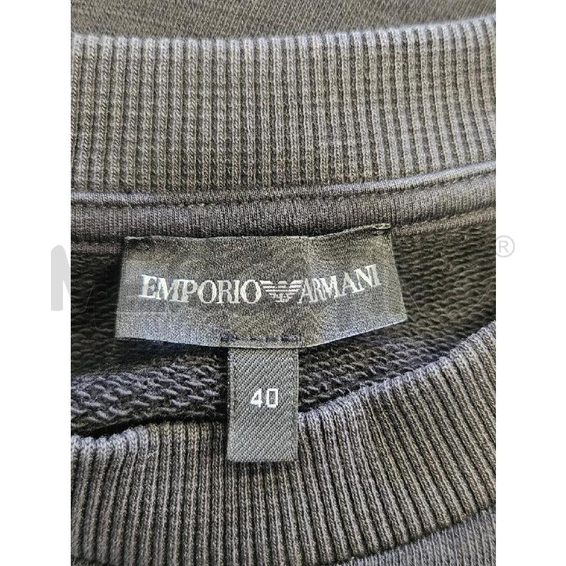 FELPA D EMPORIO ARMANI NERA SCRITTA  | Mercatino dell'Usato Verona fiera 4