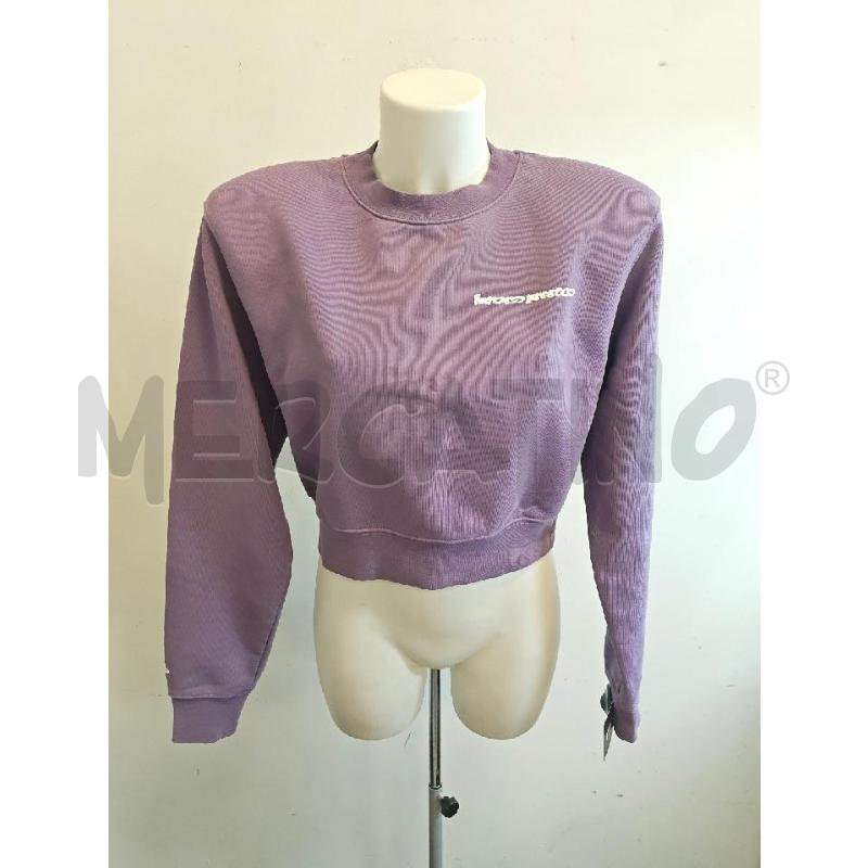 FELPA D HERON PRESTON LILLA SCRITTA BIA  | Mercatino dell'Usato Verona fiera 1