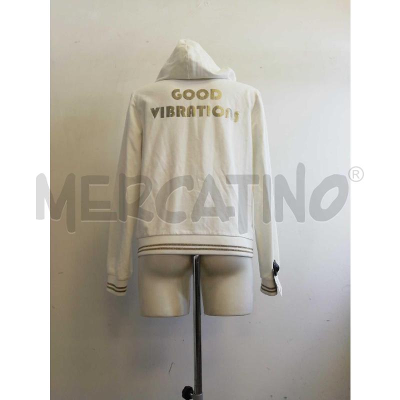 FELPA D PATRIZIA PEPE BIANCO CON CAPPUCCIO  | Mercatino dell'Usato Verona fiera 3