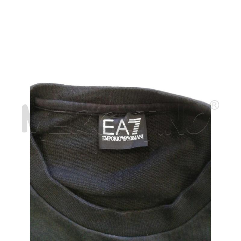 FELPA U EMPORIO ARMANI EA7 NERA SCRIITA DAVANTI | Mercatino dell'Usato Verona fiera 4