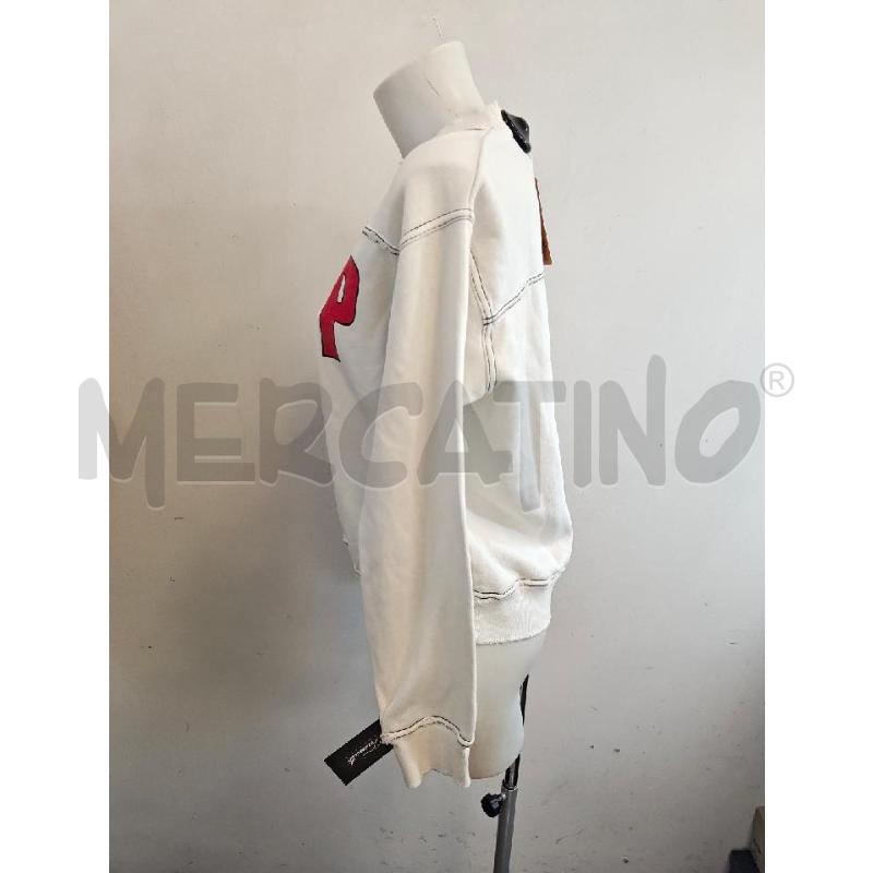 FELPA U FILLES PAPA 1 SCRITTA ROSSA  | Mercatino dell'Usato Verona fiera 2