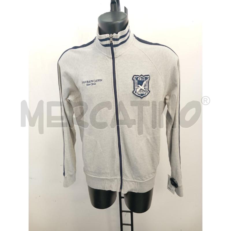FELPA U RALPH LAUREN GRIGIA STEMMA BLU  | Mercatino dell'Usato Verona fiera 1