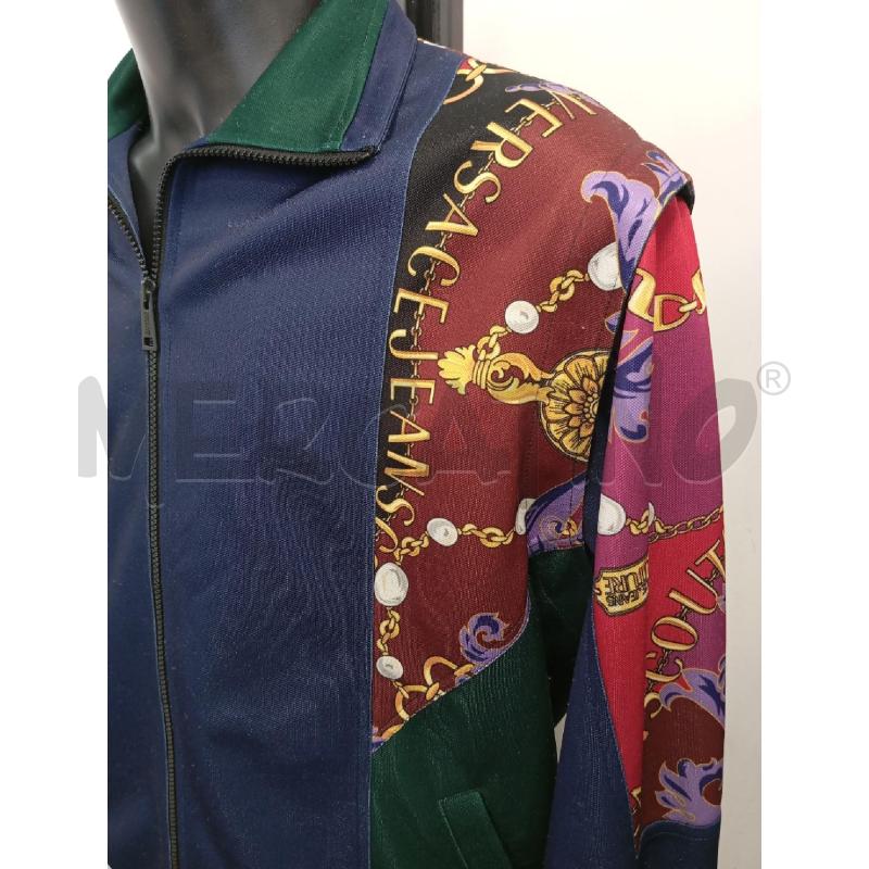 FELPA U VERSACE JEANS COUTURE BLU VERDE FANT BAROCCA | Mercatino dell'Usato Verona fiera 2