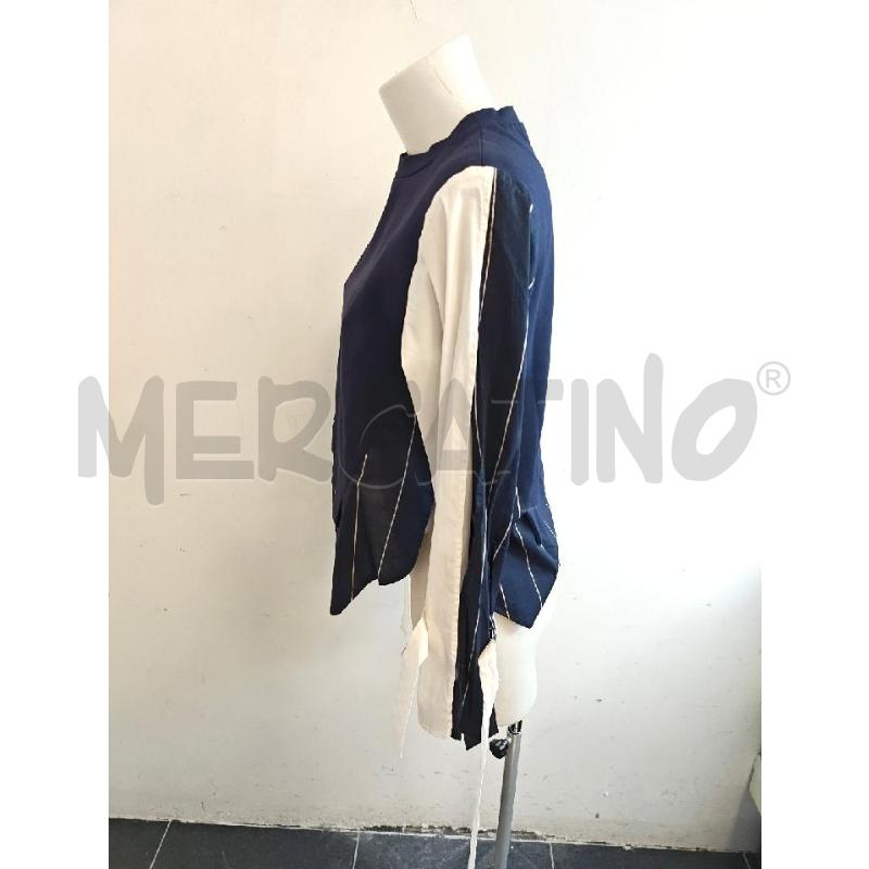 FELPA  D LIVIANA CONTI BLU FONDO CAMICIA  | Mercatino dell'Usato Verona fiera 2