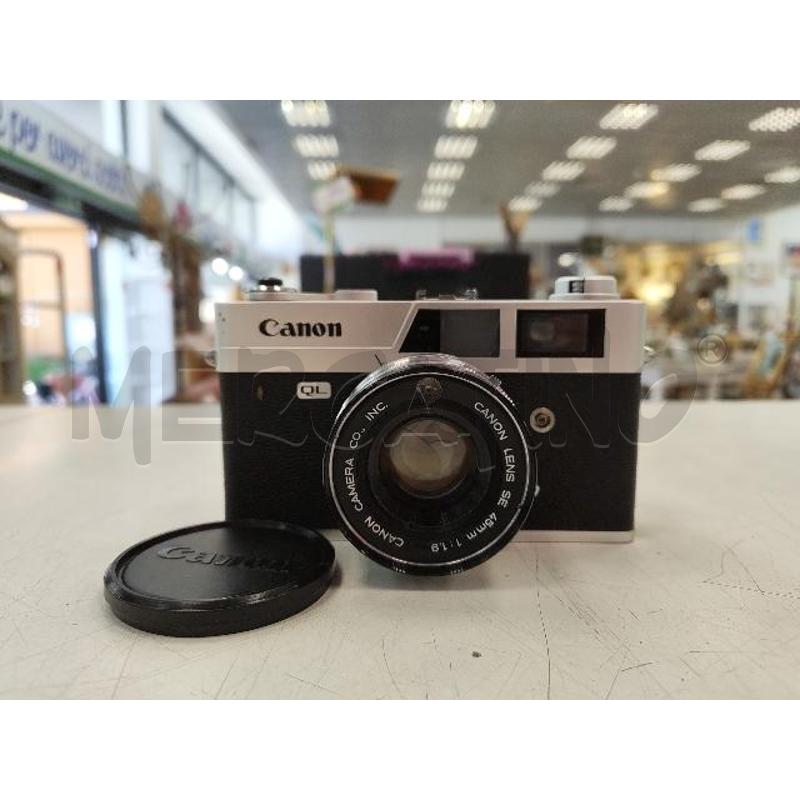 FOTOCAMERA CANON CANONET QL19 MET NER GRI | Mercatino dell'Usato Verona fiera 1