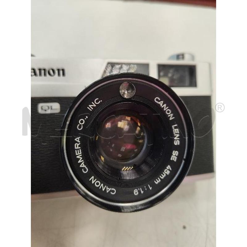 FOTOCAMERA CANON CANONET QL19 MET NER GRI | Mercatino dell'Usato Verona fiera 4