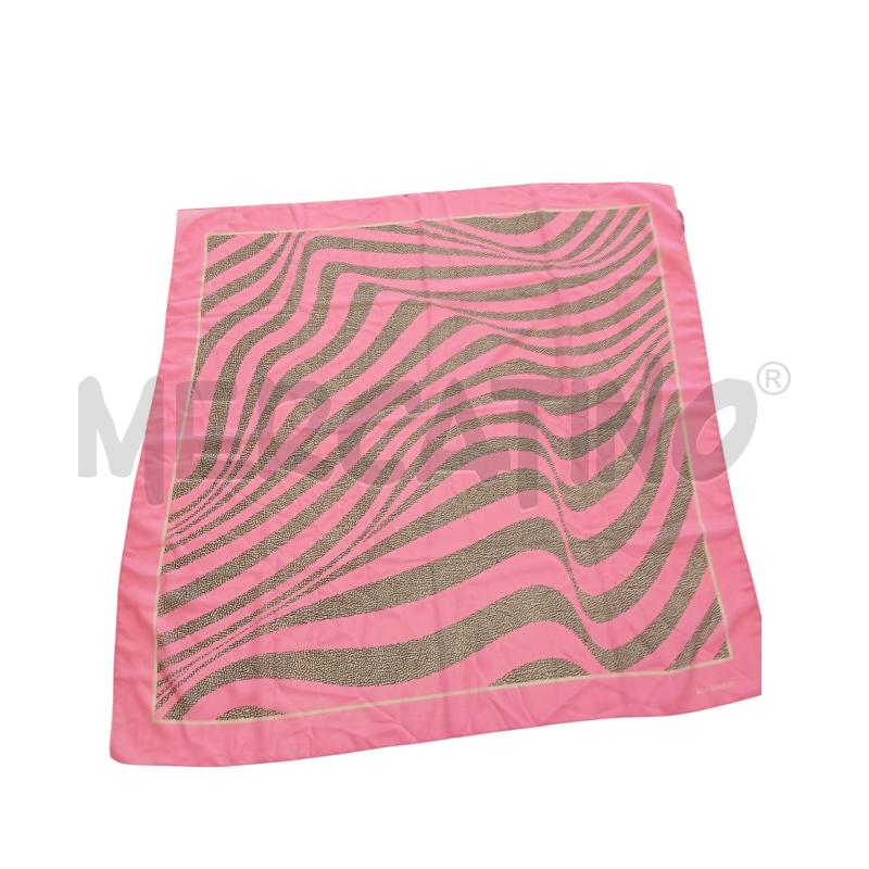 FOULARD BORBONESE ROSA STAMPA TAPIRO  | Mercatino dell'Usato Verona fiera 1