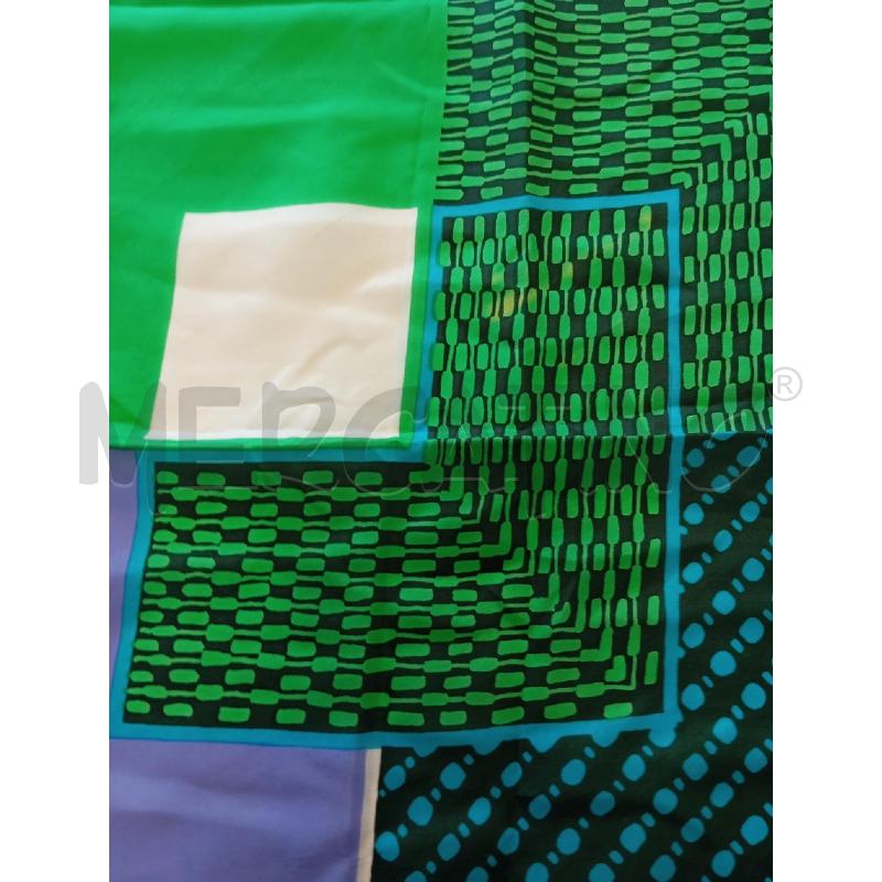 FOULARD CHRISTIAN DIOR VERDE LILLA BIA  | Mercatino dell'Usato Verona fiera 3