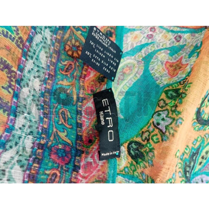 FOULARD D ETRO PAISLEY MULTICOLOR  | Mercatino dell'Usato Verona fiera 2