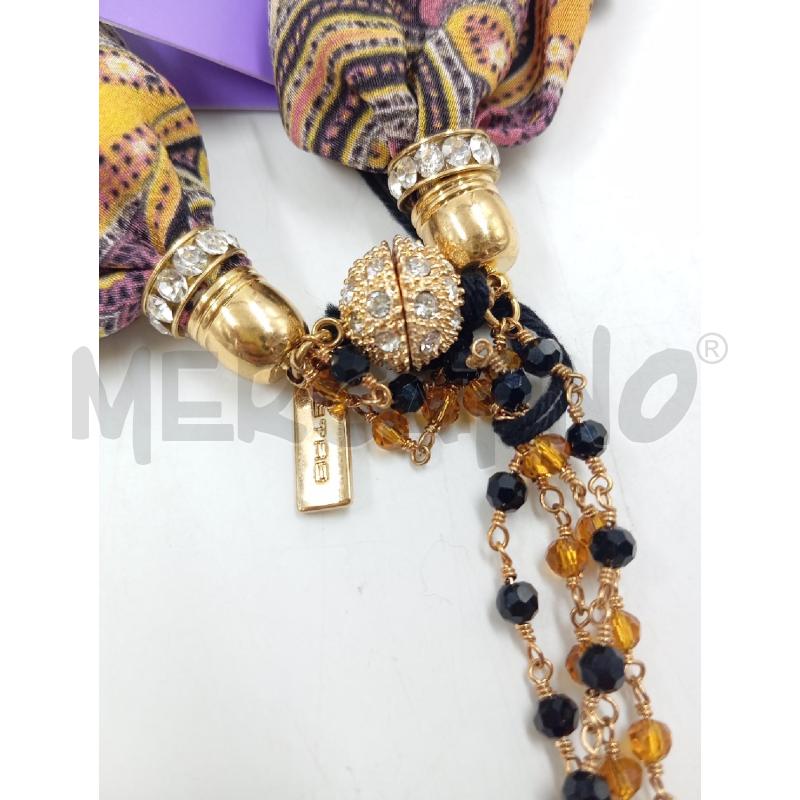 FOULARD ETRO PROFUMI CON CHIUSURA SFERA STRASS | Mercatino dell'Usato Verona fiera 2
