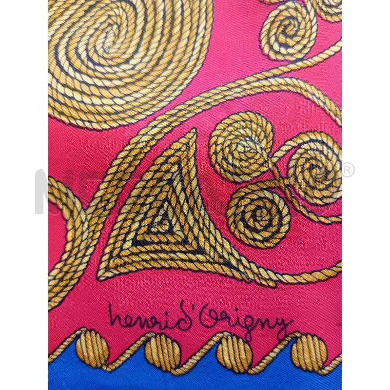 FOULARD HERMES ARABESQUES ROSSO IN SETA  | Mercatino dell'Usato Verona fiera 2