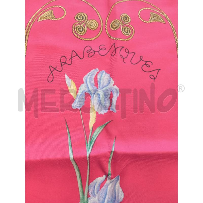 FOULARD HERMES ARABESQUES ROSSO IN SETA  | Mercatino dell'Usato Verona fiera 4