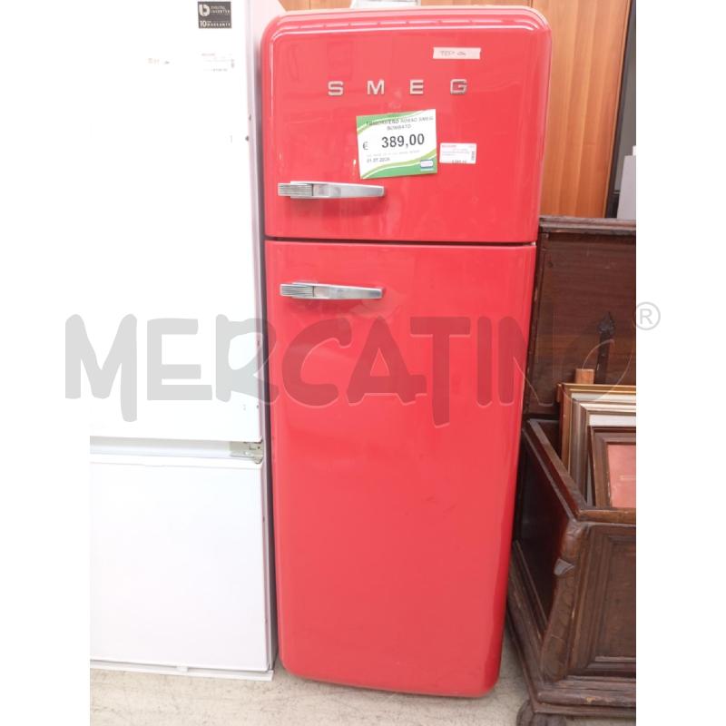 FRIGORIFERO ROSSO SMEG BOMBATO | Mercatino dell'Usato Verona fiera 1
