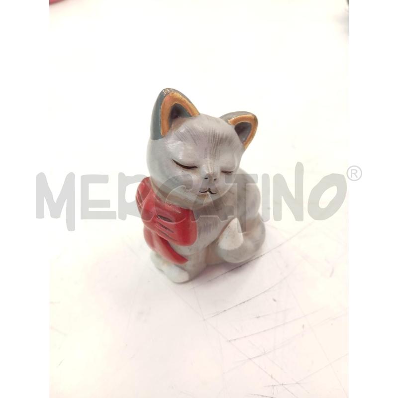 GATTO THUN GRIGIO FIOCCO ROSSO | Mercatino dell'Usato Verona fiera 1