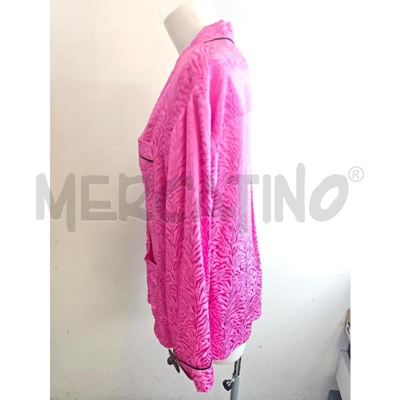 GIACCA CAMICIA D JUST CAVALLI ROSA PROFILI NERI  | Mercatino dell'Usato Verona fiera 2