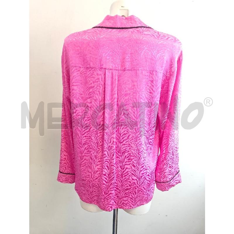 GIACCA CAMICIA D JUST CAVALLI ROSA PROFILI NERI  | Mercatino dell'Usato Verona fiera 3