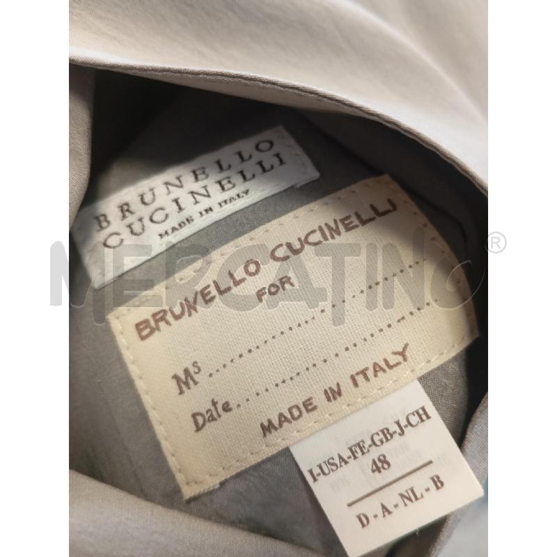 GIACCA DONNA CUCINELLI SETA REVERSIBILE TORTORA GRIGIO  | Mercatino dell'Usato Verona fiera 5