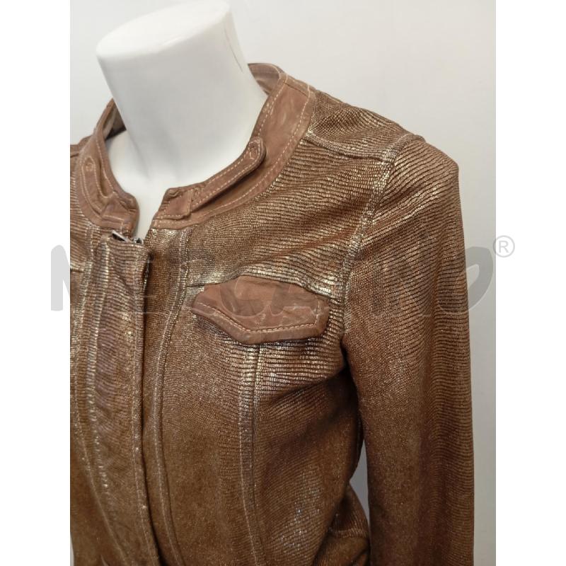 GIACCA D IN PELLE GIORGIO BRATO MARRONE  | Mercatino dell'Usato Verona fiera 2