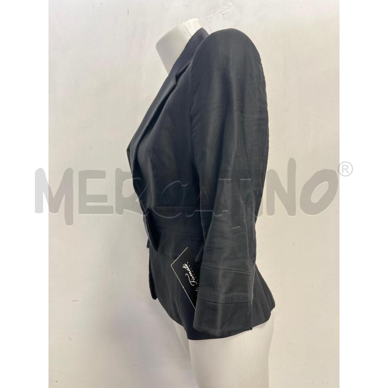 GIACCA D JUST CAVALLI NERA FINTA CINTURA SOVRAPPOSTA | Mercatino dell'Usato Verona fiera 2