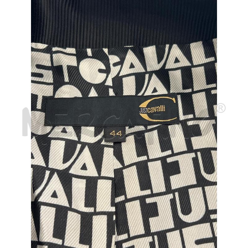 GIACCA D JUST CAVALLI NERA FINTA CINTURA SOVRAPPOSTA | Mercatino dell'Usato Verona fiera 4