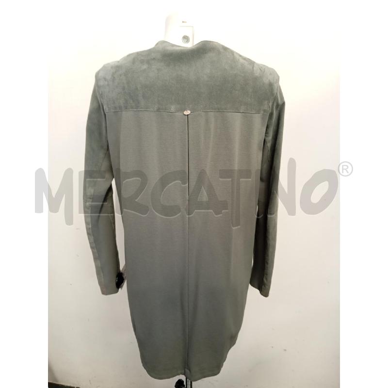 GIACCA D LIVIANA CONTI PELLE DAVANTI JERSEY DIE VERDE SALVIA  | Mercatino dell'Usato Verona fiera 4