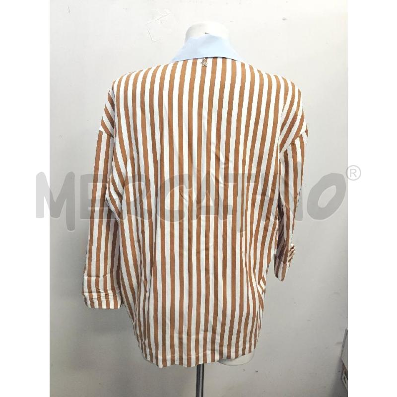 GIACCA D SOUVENIR A RIGHE BIA BEIGE AZZ  | Mercatino dell'Usato Verona fiera 3