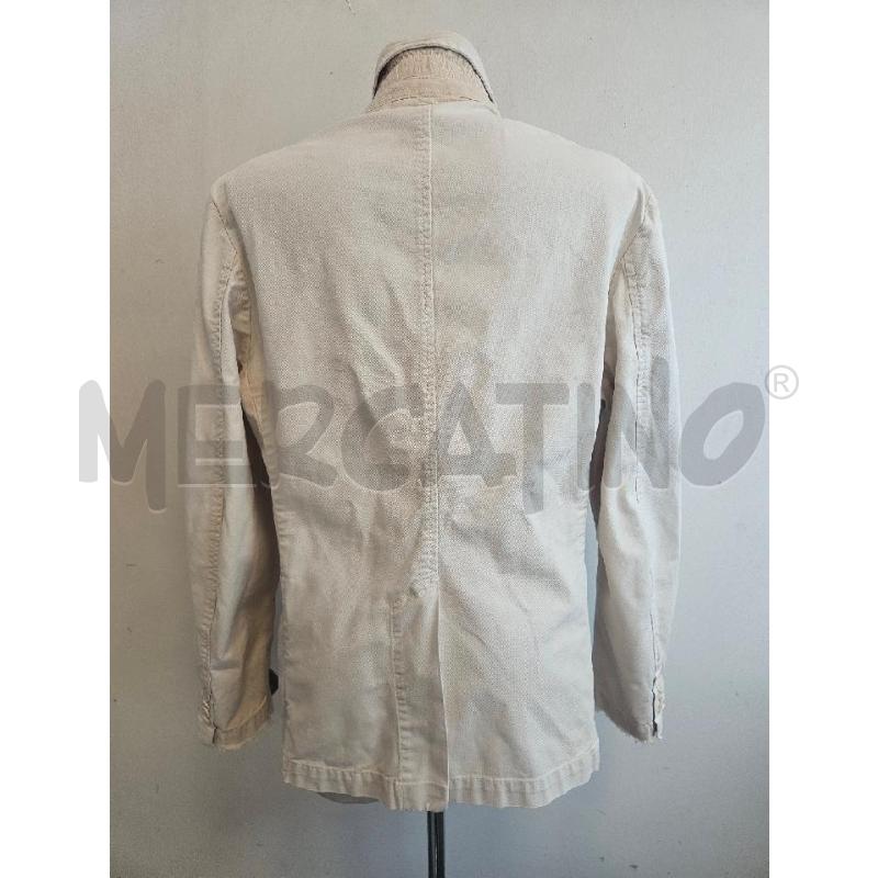 GIACCA MAURO GRIFONI DENIM BEIGE DOPPIOPETTO  | Mercatino dell'Usato Verona fiera 3