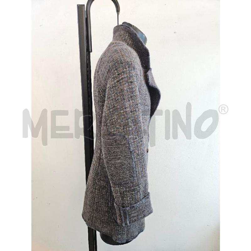 GIACCA U FALCONERI GRIGIA BLU MARRONE QUADRETTI  | Mercatino dell'Usato Verona fiera 2