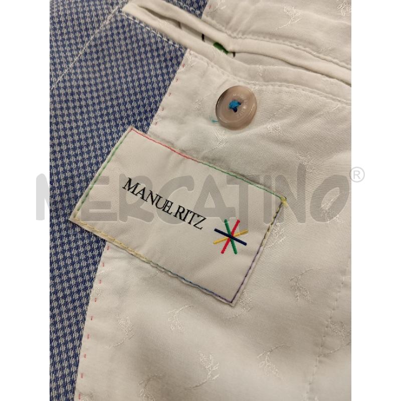 GIACCA U MANUEL RITZ AZZURRA NIDO D APE  | Mercatino dell'Usato Verona fiera 4