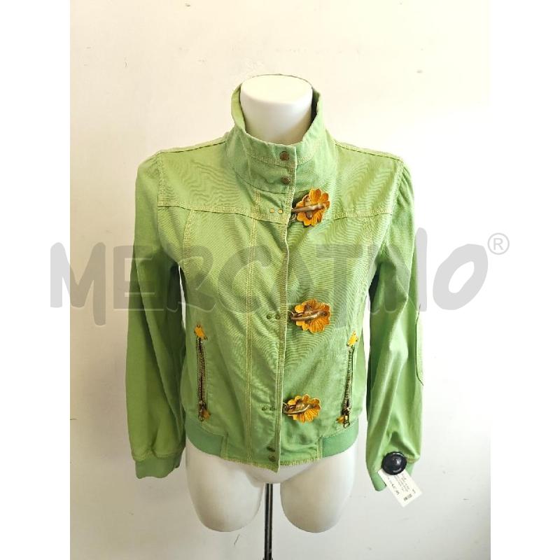 GIUBBINO DONNA FAY DENIM VERDE FIORI GIALLO | Mercatino dell'Usato Verona fiera 1