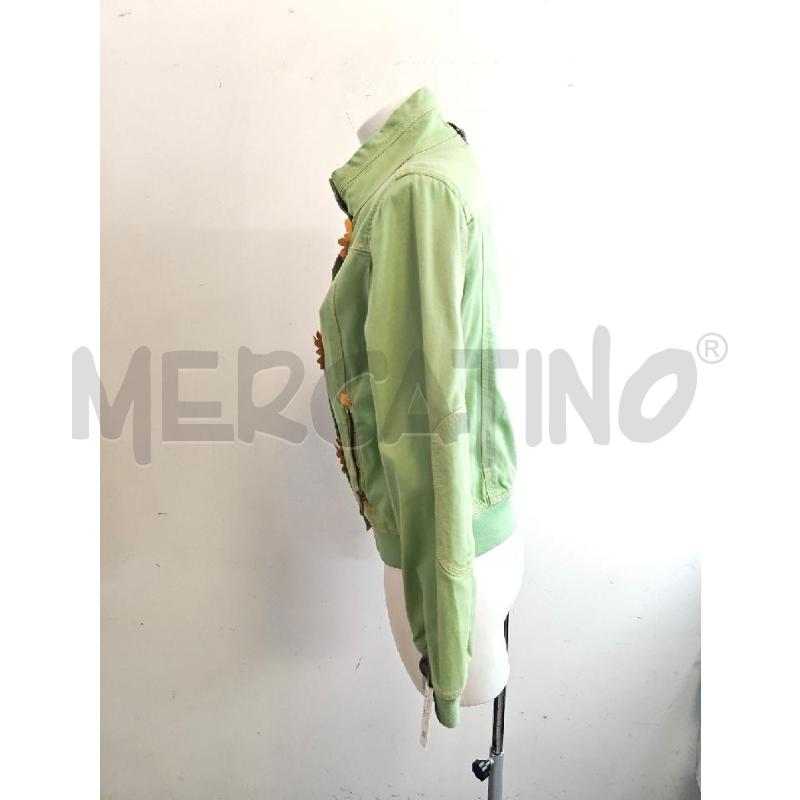 GIUBBINO DONNA FAY DENIM VERDE FIORI GIALLO | Mercatino dell'Usato Verona fiera 2