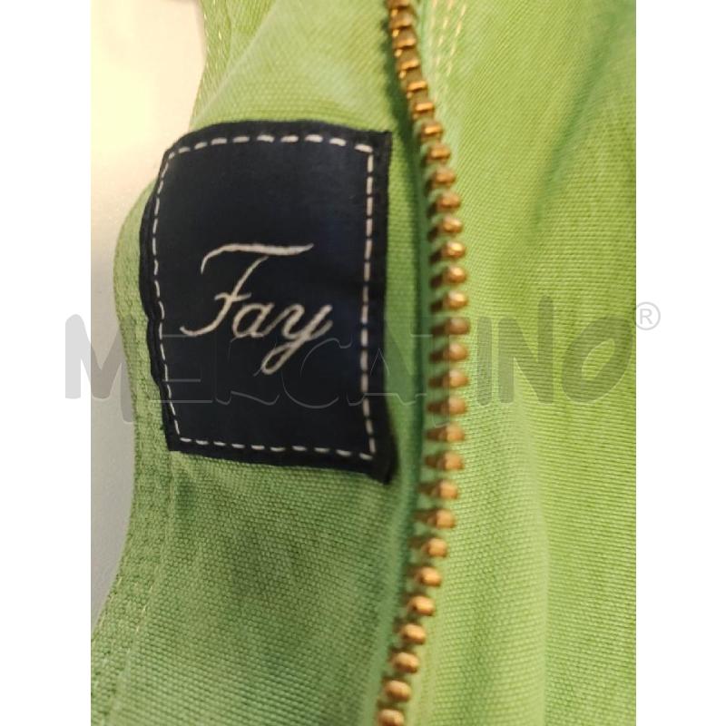 GIUBBINO DONNA FAY DENIM VERDE FIORI GIALLO | Mercatino dell'Usato Verona fiera 5