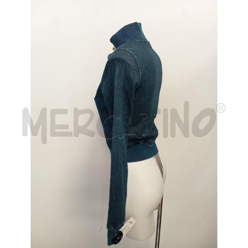 GIUBBINO D DIESEL IN DENIM LOGO ROSSO BIA  | Mercatino dell'Usato Verona fiera 3