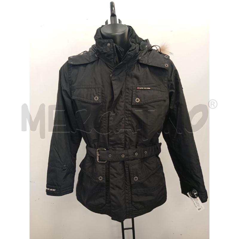 GIUBBOTTO U CAPE HORN NERO PELO CAPPUCCIO | Mercatino dell'Usato Verona fiera 1