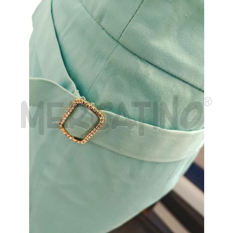 GONNA BLUMARINE AZZURRA PASSANTI FIBBIA STRASS | Mercatino dell'Usato Verona fiera 3